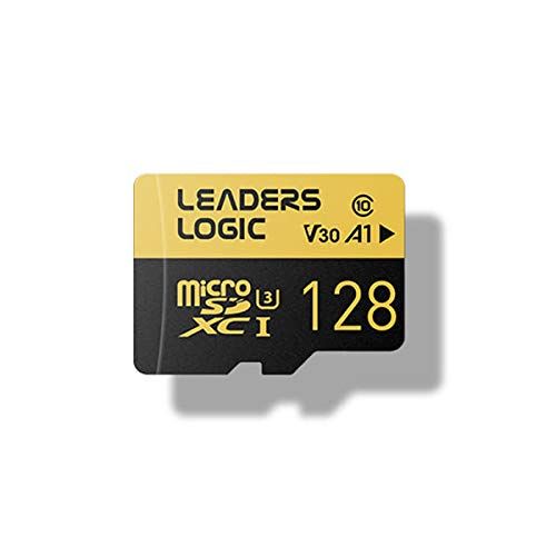 Photo 1 of LeadersLogic MicroSD 128GB Memory Card + Adapter, MicroSDXC UHS-1 U3 Class 10 VSC 30 A1, Expanded Storage for Smartphone, Tablets,Nintendo Switch
