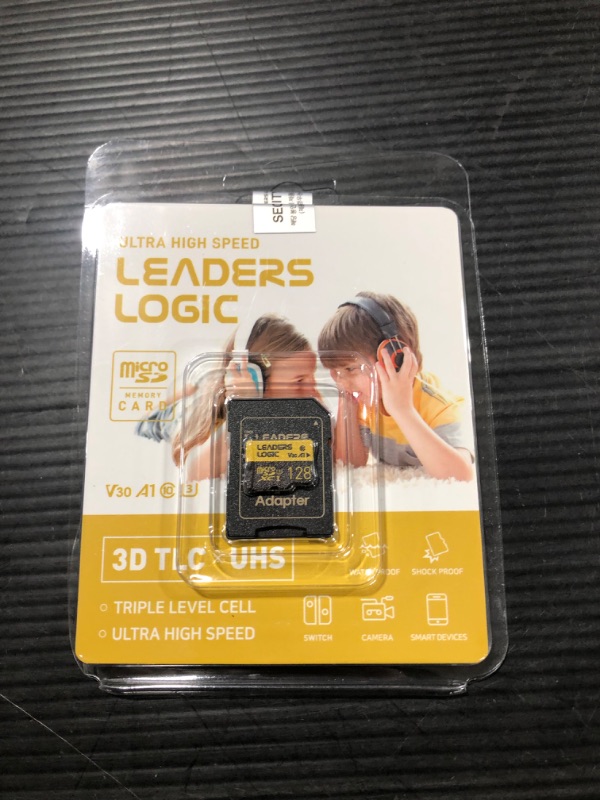 Photo 2 of LeadersLogic MicroSD 128GB Memory Card + Adapter, MicroSDXC UHS-1 U3 Class 10 VSC 30 A1, Expanded Storage for Smartphone, Tablets,Nintendo Switch
