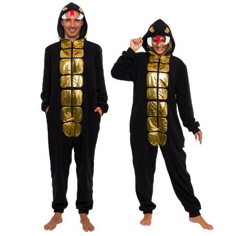 Photo 1 of FUNZIEZ! - Cobra Snake Slim Fit Adult Unisex Novelty Union Suit, Small