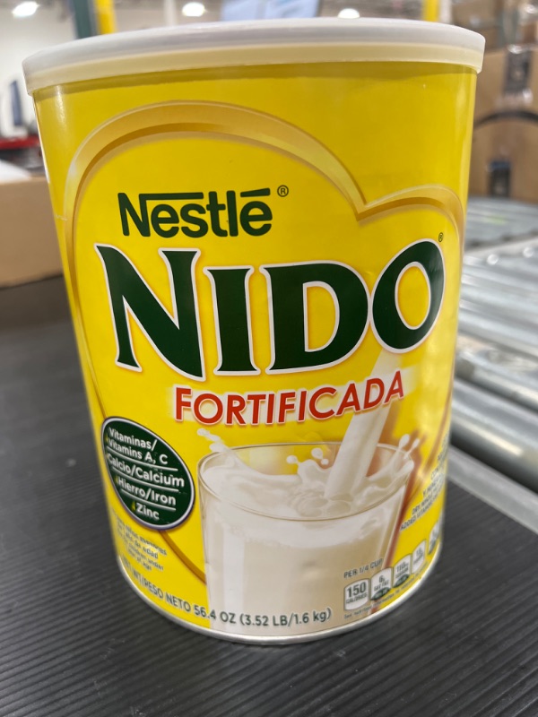 Photo 2 of Nestle Nido Fortificada (Instant Milk), 3.52-Pound Container *EXPIRED! **BEST BY:03/31/2022**
