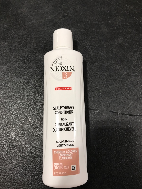 Photo 2 of Nioxin System 3 Scalp Therapy Conditioner, Color Treated Hair with Light Thinning, 10.1 oz (Package May Vary)
