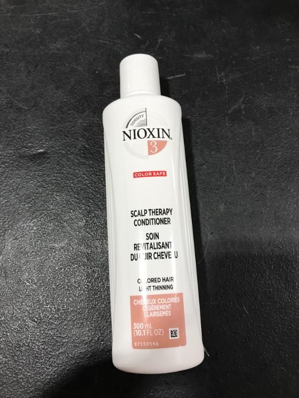 Photo 2 of Nioxin System 3 Scalp Therapy Conditioner, Color Treated Hair with Light Thinning, 10.1 oz (Package May Vary)
