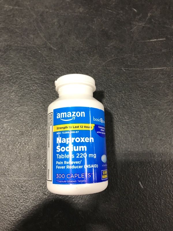 Photo 1 of Amazon Basic Care Naproxen Sodium Tablets, 300 Count
BB 05 2023 