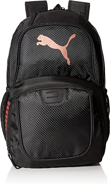 Photo 1 of PUMA unisex adult Evercat Contender Backpack, Black/Rose Gold, One Size US
