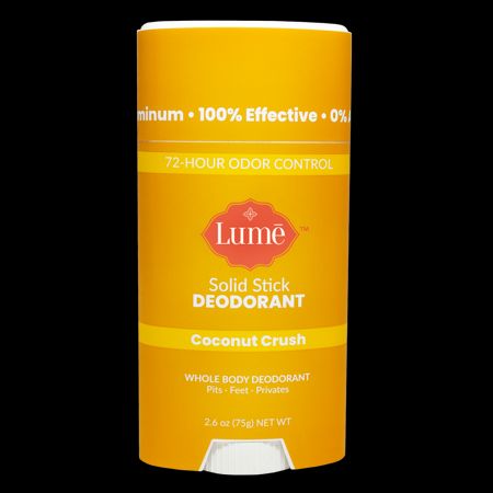 Photo 1 of Lume Natural Solid Deodorant Stick - Whole Body Deodorant - Aluminum-Free Baking Soda-Free Hypoallergenic Safe for Sensitive Skin - 2.6 Ounce Solid
