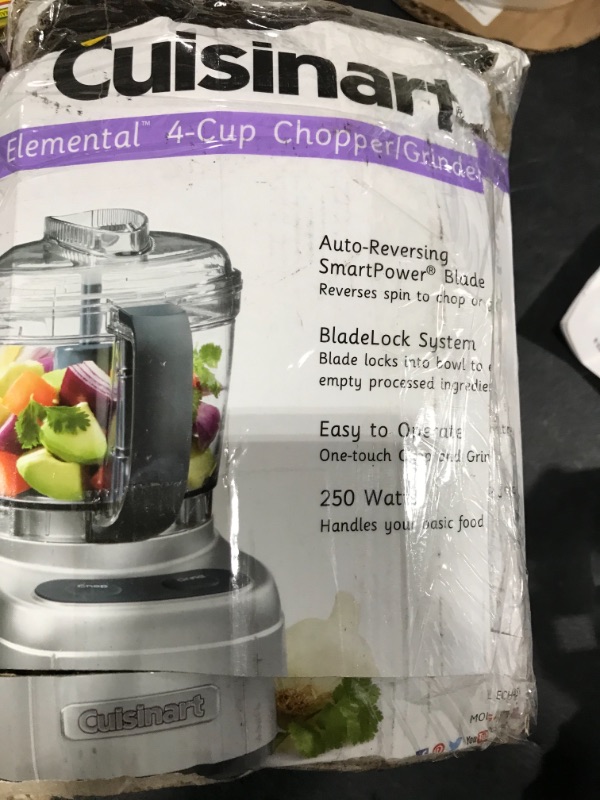 Photo 3 of Cuisinart ECH-4SV Elemental 4-C Chopper Grinder, Silver
