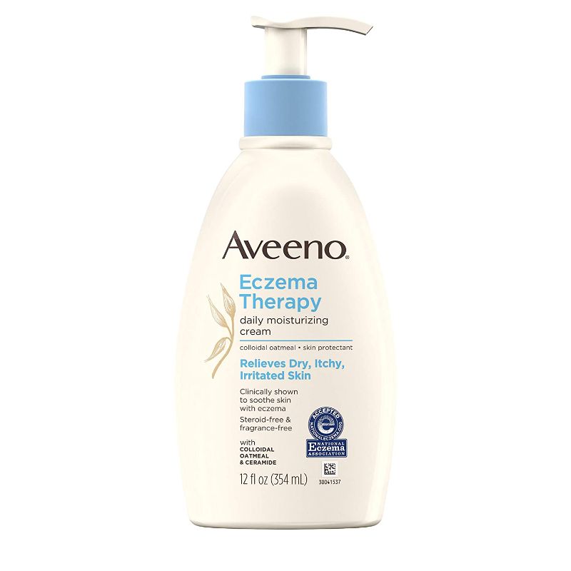 Photo 1 of Aveeno Eczema Therapy Daily Moisturizing Cream for Sensitive Skin
12 FL. OZ 
EXP: 12/2023