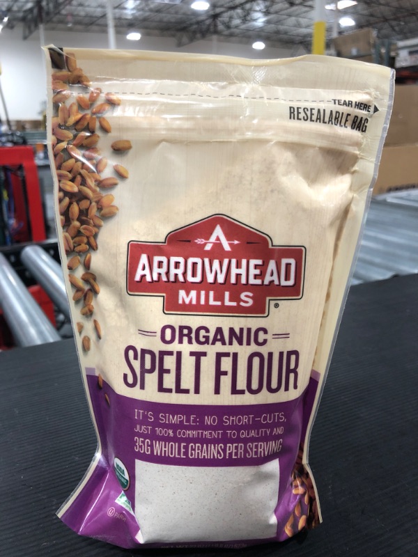 Photo 2 of Arrowhead Mills, Organic Spelt Flour, 22 Ounce
EXP: JAN 31 2023
