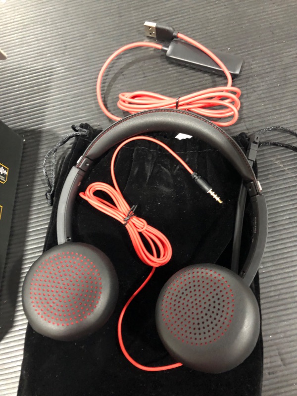 Photo 2 of USB Headset with Mic for PC, Over-Ear Computer Laptop Headphones with Noise Cancelling Microphone 