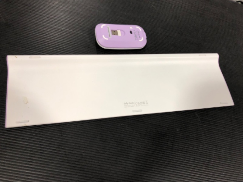 Photo 1 of jelly comb mouse and keyboard 
purple
