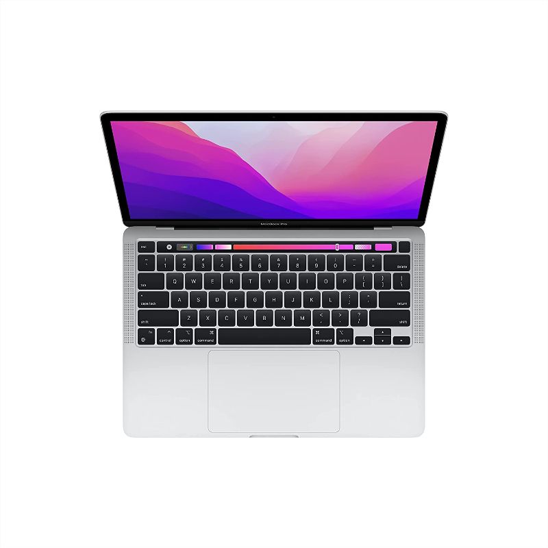 Photo 1 of Apple MacBook Pro Laptop with M2 chip: 13-inch Retina Display,
 8GB RAM,
 512GB STORAGE
SILVER