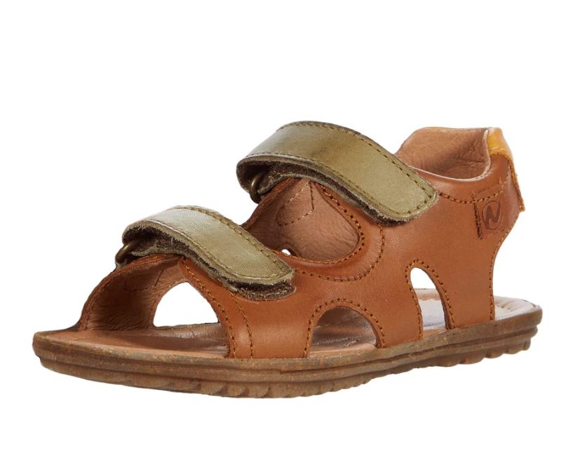 Photo 1 of NATURINO BOY'S AND GIRL'S SKY SANDALS, COGNAC-MILITARE-SABBIA
size 26