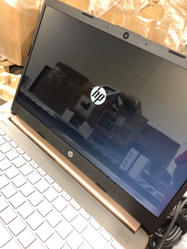 Photo 4 of HP 14 Laptop, Intel Celeron N4020, 4 GB RAM, 64 GB Storage, 14-inch HD Touchscreen, Windows 10 Home, Thin & Portable, 4K Graphics, One Year of Microsoft 365 (14-dq0070nr, 2021, Pale Rose Gold)
