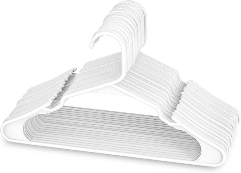 Photo 1 of 20 PACK OF WHITE HANGERS