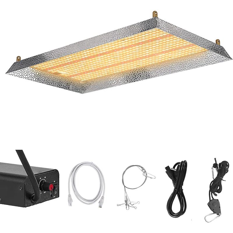 Photo 1 of (Sold for Parts) NAIMP Newest 2000W LED Grow Light, Dimmable Grow Lights Daisy Chain with Upgraded SMD LEDs & IR, Full Spectrum Sunlike Plant Growing Light for Indoor Plants Seeding Veg Flower for 3x5 ft Coverage