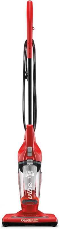 Photo 1 of (FOR PARTS) Dirt Devil Vibe 3-in-1 Vacuum Cleaner, Lightweight Corded Bagless Stick Vac with Handheld,  Red

