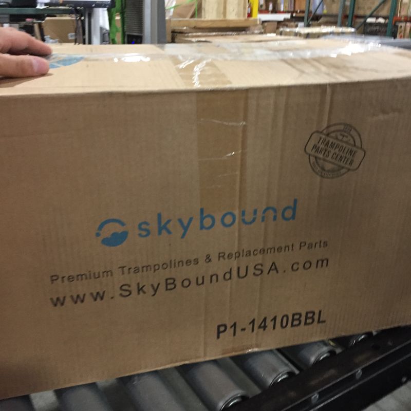 Photo 1 of SkyBound 14ft Universal Replacement Trampoline Pad - Fits up to 7 Inch Springs - Spring Cover (Blue) (TRAMPOLINE NOT INCLUDED)