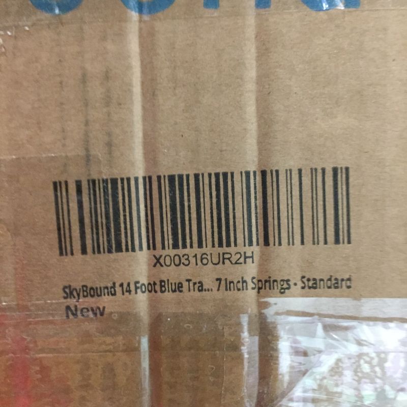 Photo 1 of SkyBound 14ft Universal Replacement Trampoline Pad - Fits up to 7 Inch Springs - Spring Cover (Blue) (TRAMPOLINE NOT INCLUDED)