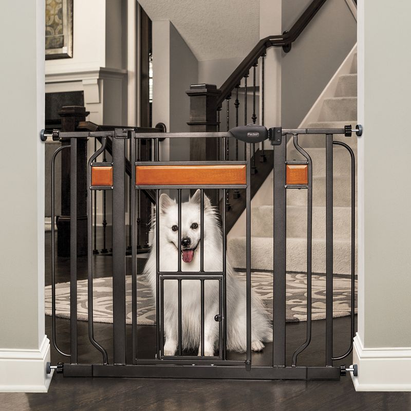 Photo 1 of  Carlson Pet Products Design Paw Extra Wide Pet Gate, 44 L X 2 W X 30 H, Large
