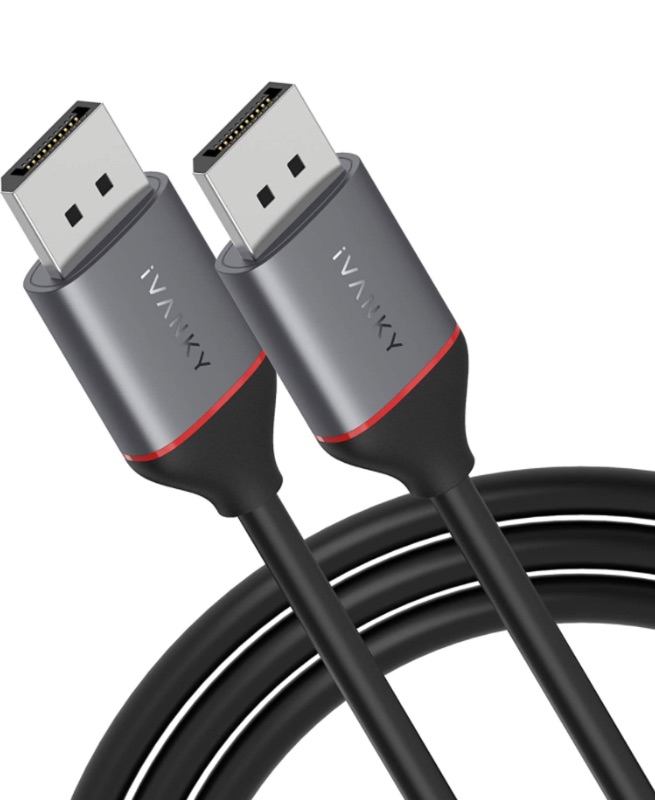 Photo 1 of DisplayPort Cable 10FT, iVANKY DP Cable, [Updated New Model] Display Port Cable 144z, 4K@60Hz, 2K@165Hz, 2K@144Hz, 3D, DisplayPort to DisplayPort Cable, Compatible Laptop, PC, Gaming Monitor, TV