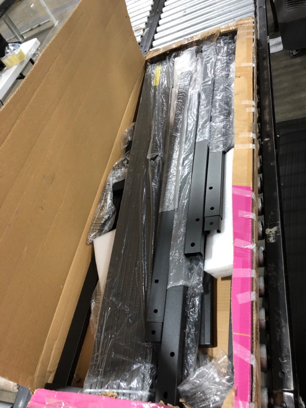 Photo 1 of Best Price Mattress 18 Inch Metal Platform Bed, Heavy Duty Steel Slats, No Box Spring Needed, Easy Assembly, Black, Full size. 
