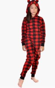 Photo 1 of ANGELINA KID'S CHECKERED ONSIE SIZE 12 MONTHS