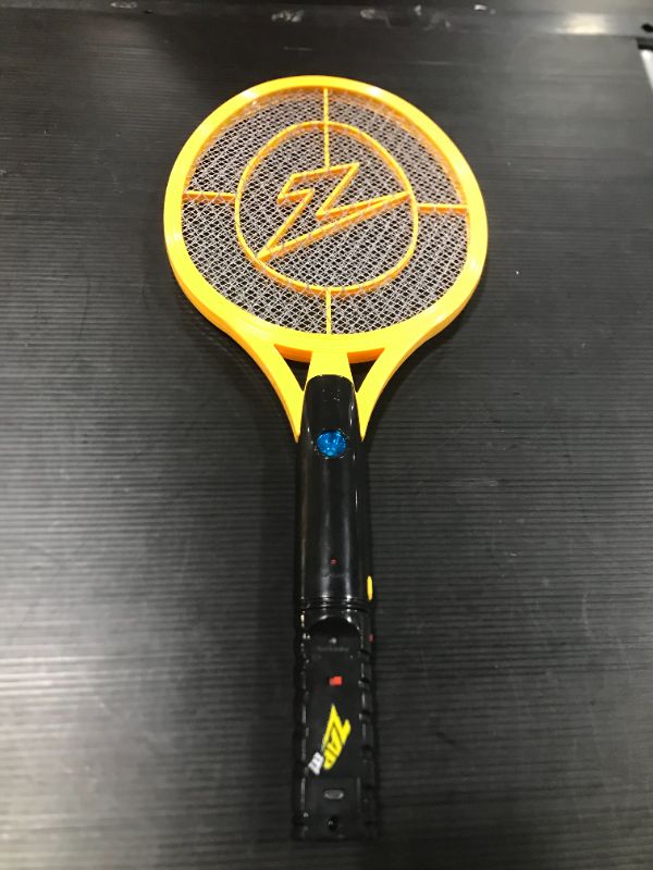 Photo 2 of Zap It! Electric Fly Swatter Racket & Mosquito Zapper - High Duty 4,000 Volt Electric Bug Zapper Racket - Fly Killer USB Rechargeable Fly Zapper Indoor Safe - Medium
