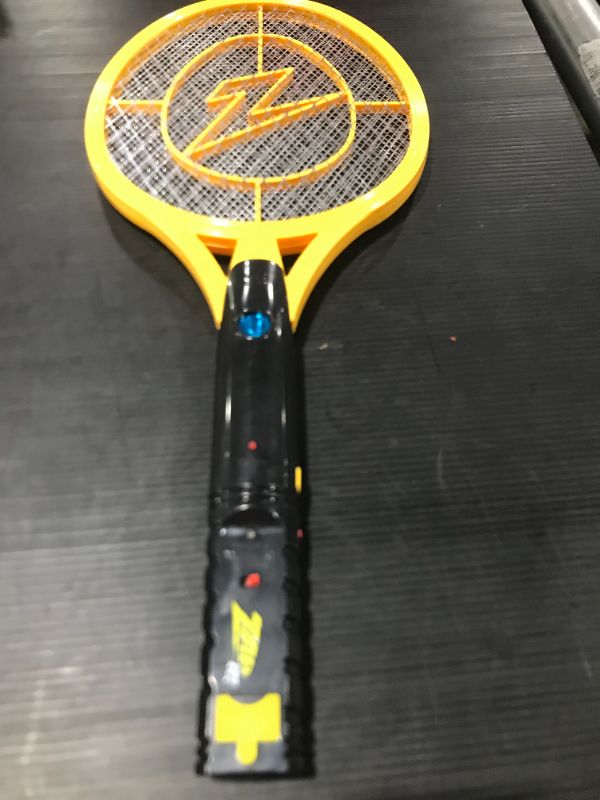 Photo 2 of ZAP IT! Bug Zapper Rechargeable Bug Zapper Racket W/ Blue Light Attractant, 4,000 Volt, USB Charging Cable
