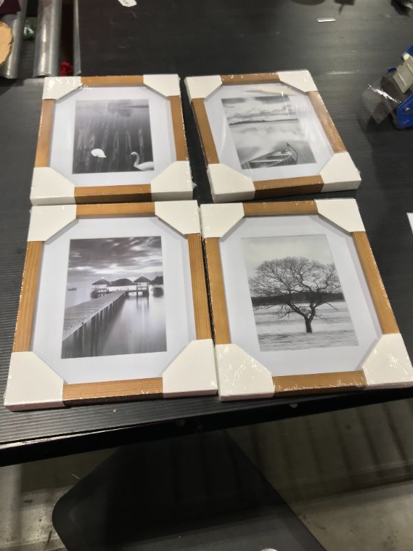 Photo 1 of 9" x 11" Picture Frame Set 4 Pieces