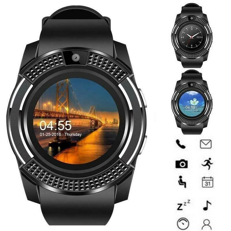 Photo 1 of V8 Bluetooth Smart Watch GPS SIM Spy Cam Waterproof Wrist Watch for Android
