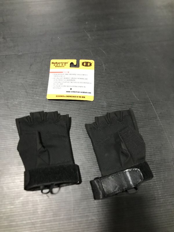 Photo 2 of Black S.O.L.A.G. Special Ops 1/2 Finger Light Assault Glove SZ XXS
