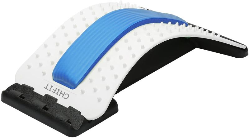 Photo 1 of ChiFit Multi-Level Back Stretching Device - Immediate Relief for Back Pain, Herniated Disc, Sciatica, Scoliosis,Lower and Upper Back Stretcher Support and Pain Relief
