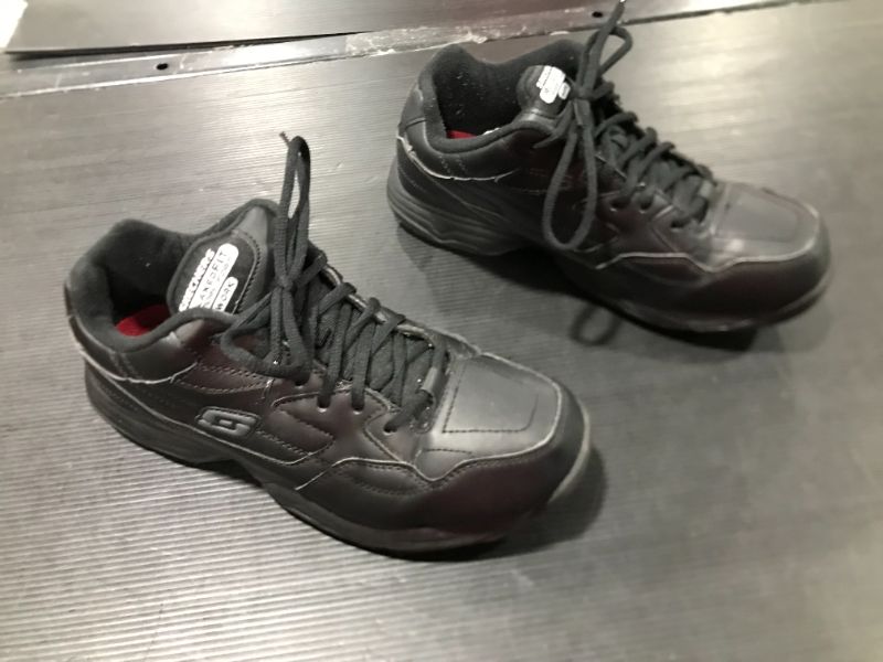 Photo 1 of Skechers Men's Felton Altair Non-Slip Sneaker - Extra Wide Width Shoes in Black, Size 8.5
