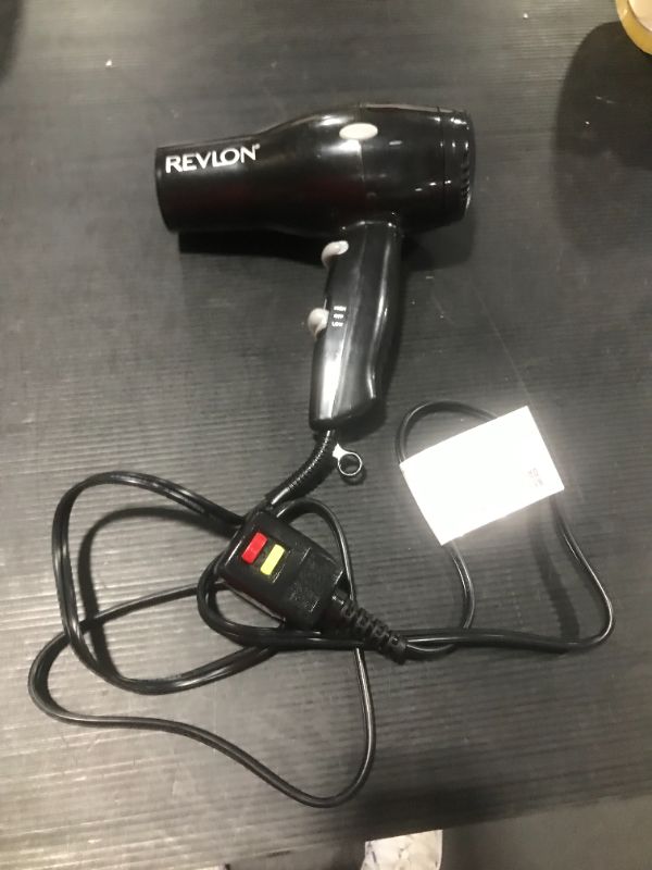 Photo 2 of Revlon Compact Hair Dryer | 1875W Lightweight Design, Perfect for Travel, (Black)
