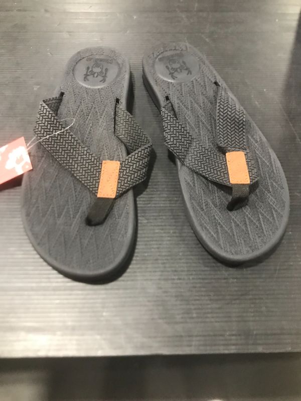 Photo 1 of KUAILU Mens Flip Flops Thong Sandals Yoga Foam Slippers SZ 8.5
