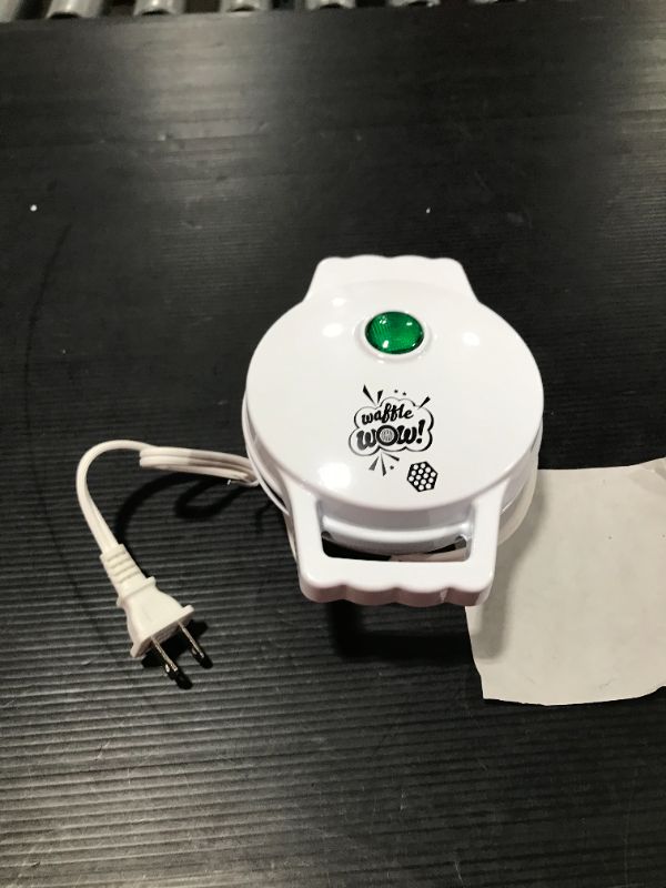 Photo 1 of Bubble Mini Waffle Maker - Make Breakfast Special w/ Tiny Hong Kong Egg Style Design, 4" Individual Waffler Iron, Electric Non Stick Breakfast Appliance for Ice Cream Treat or Desserts, Fun Gift
