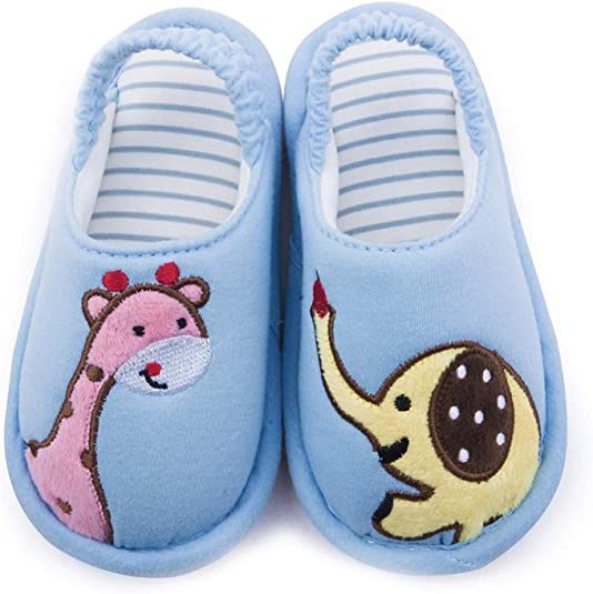 Photo 1 of Git-up Boys Girls Slippers Non-Slip Kids Slippers Cartoon Cute Animal Lightweight Cotton Toddler Shoes with Elastic Bands, Cushioning Insoles Indoor Soft and Comfortable Slipper
SIZE 8.5-9