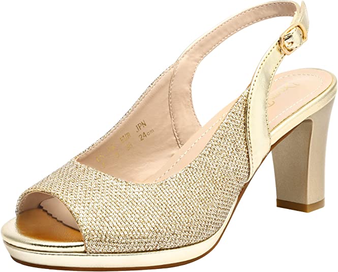 Photo 1 of DREAM PAIRS Women’s Sexy High Chunky Heels Peep Toe Platform Block Slingback Dress Pumps Shoes
size 11