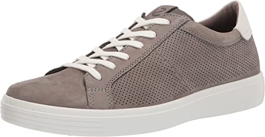 Photo 1 of ECCO men's Soft Classic Summer Perforated Sneaker, Warm Grey/White, 10-10.5 US
size 42

