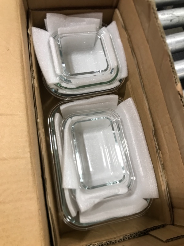 Photo 3 of 8 Pack Glass Food Storage Containers with Lids, Vtopmart Glass Meal Prep Containers, Airtight Glass Bento Boxes with Leak Proof Locking Lids, for Microwave, Oven, Freezer and Dishwasher
