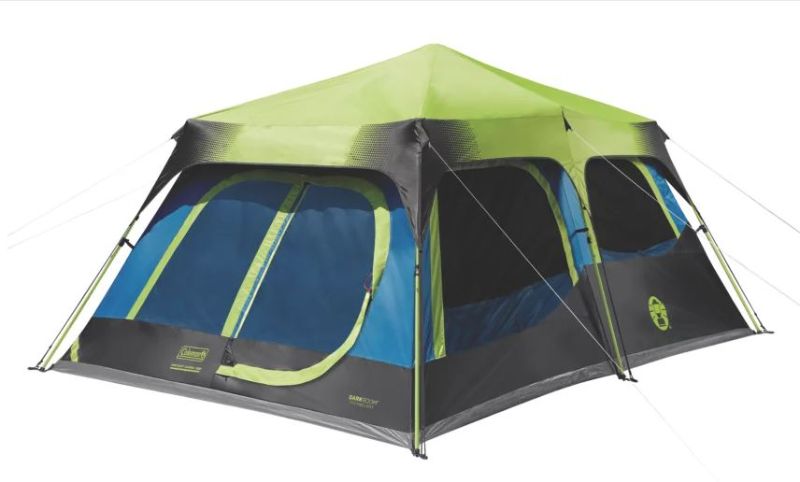 Photo 1 of 10-Person Dark Room Instant Cabin Tent with Rainfly
