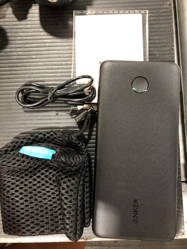 Photo 2 of Anker Portable Charger, 313 Power Bank (PowerCore Slim 10K) 10000mAh Battery Pack with High-Speed PowerIQ Charging Technology and USB-C (Input Only) for iPhone, Samsung Galaxy, and More
