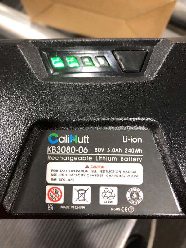 Photo 3 of  3.0Ah 80V Replace Battery for Greenworks PRO 80V Max Lithium lon Battery 
