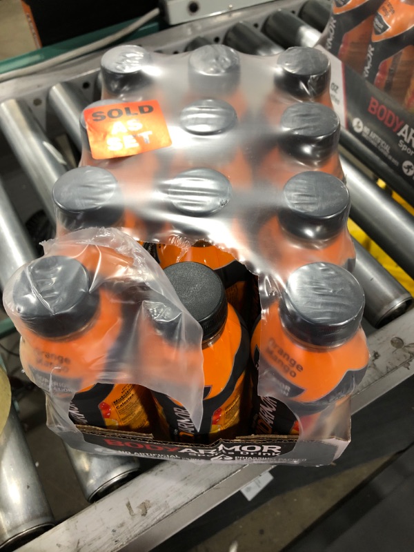 Photo 2 of BODYARMOR Sports Drink Sports Beverage, Orange Mango, Natural Flavors With Vitamins, Potassium-Packed Electrolytes, No Preservatives, Perfect For Athletes, 16 Fl Oz (Pack of 12) expired 06/ 22
