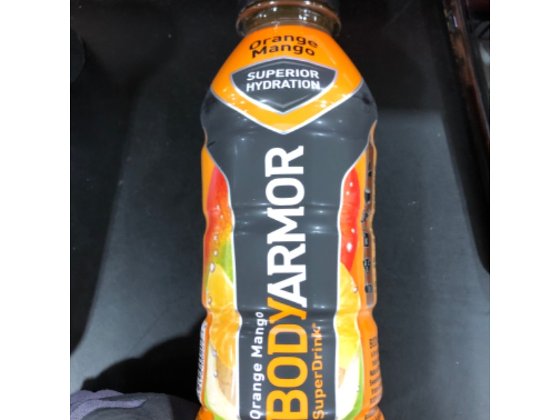 Photo 3 of BODYARMOR Sports Drink Sports Beverage, Orange Mango, Natural Flavors With Vitamins, Potassium-Packed Electrolytes, No Preservatives, Perfect For Athletes, 16 Fl Oz (Pack of 12) expired 06/ 22
