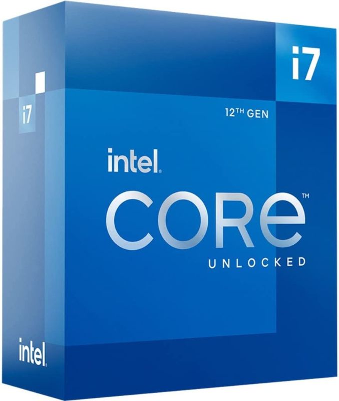 Photo 1 of Intel Core i7-12700K Desktop Processor 12 (8P+4E) Cores up to 5.0 GHz Unlocked  LGA1700 600 Series Chipset 125W
