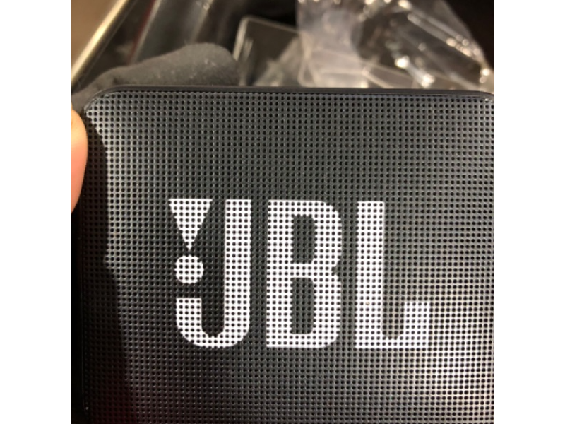 Photo 3 of JBL GO2 - Waterproof Ultra-Portable Bluetooth Speaker - Black
**works tested**