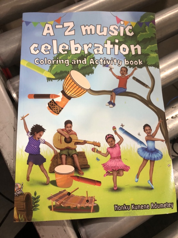 Photo 2 of A - Z Musical Celebration: Coloring and Activity Book Paperback – February 10, 2022
