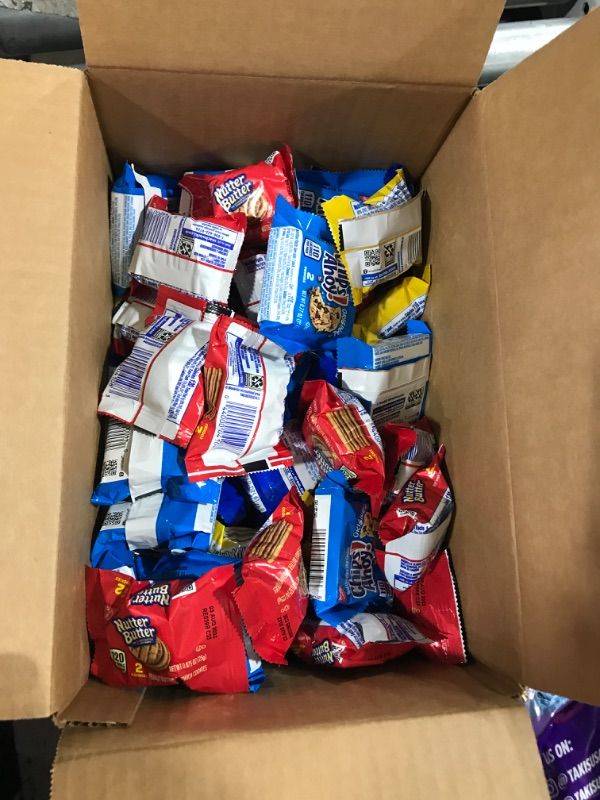 Photo 1 of OREO Original, OREO Golden, CHIPS AHOY! & Nutter Butter Cookie Snacks Variety Pack, 56 Snack Packs (2 Cookies per Pack) 8/2/2022