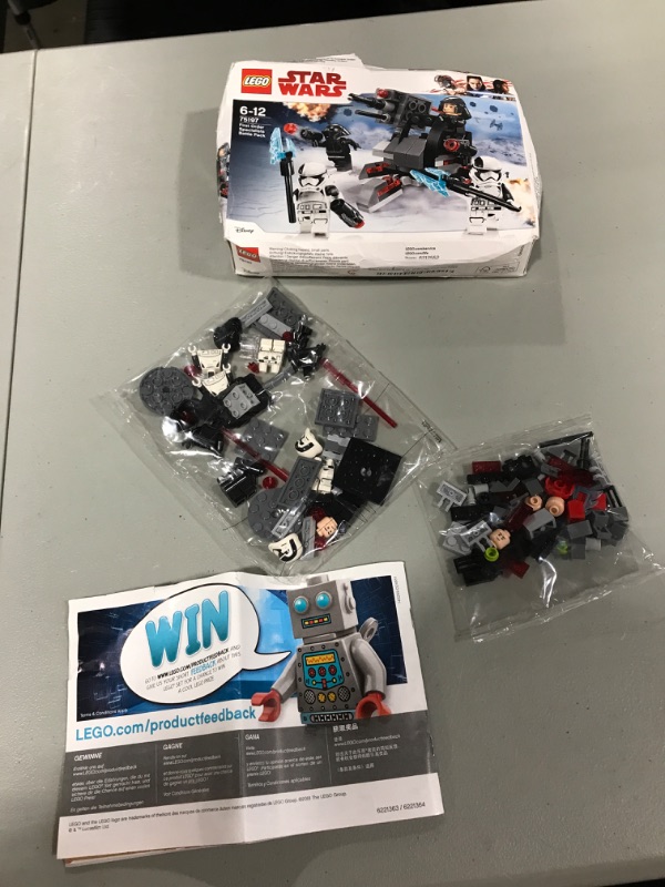 Photo 1 of LEGO Star Wars: The Last Jedi First Order Specialists Battle Pack 75197 Building Kit (108 Piece)